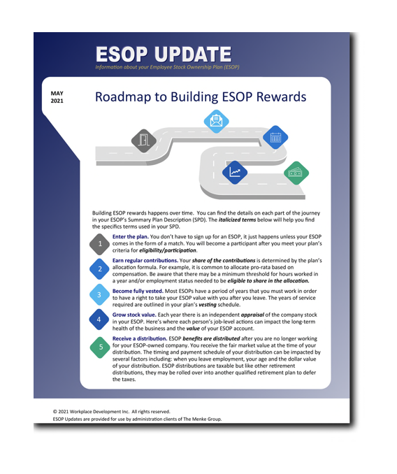 Menke January 2021 ESOP Update