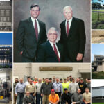 Collage of employee-owned buildings and professionals.