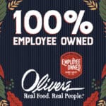 Oliver's Market 100% employee owned banner.